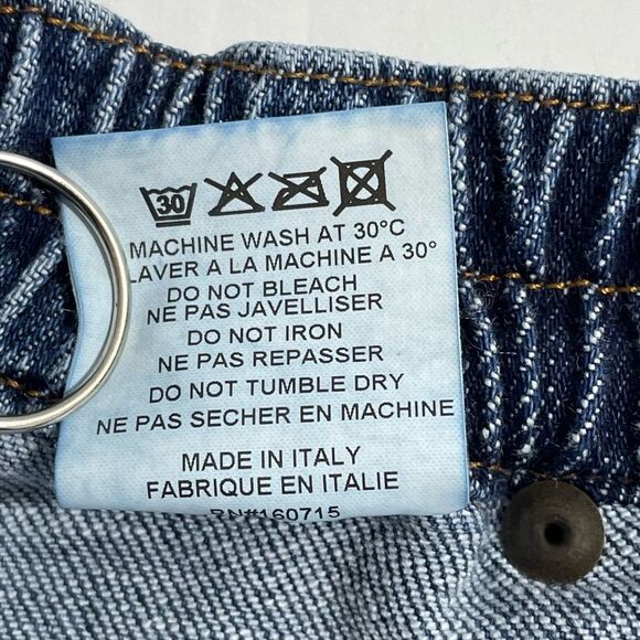 NWT Retrofête Carter Pant Jeans in Dark Bluejay Size 26 High Rise Barrel Jogger - Picture 13 of 13